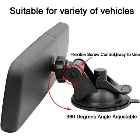 Rear View Mirror,Universal Thickened Anti-glare HD Car Interior Rear View Mirror - Picture 5 of 7